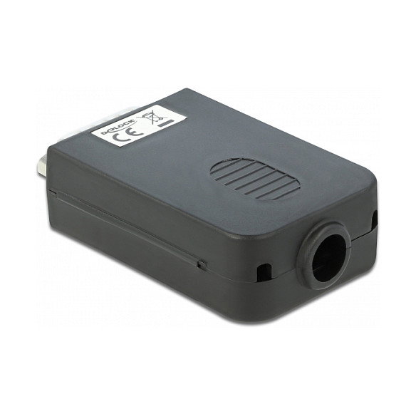 DeLOCK Adaptador D-Sub15 a bloque de terminales con carcasa 66568