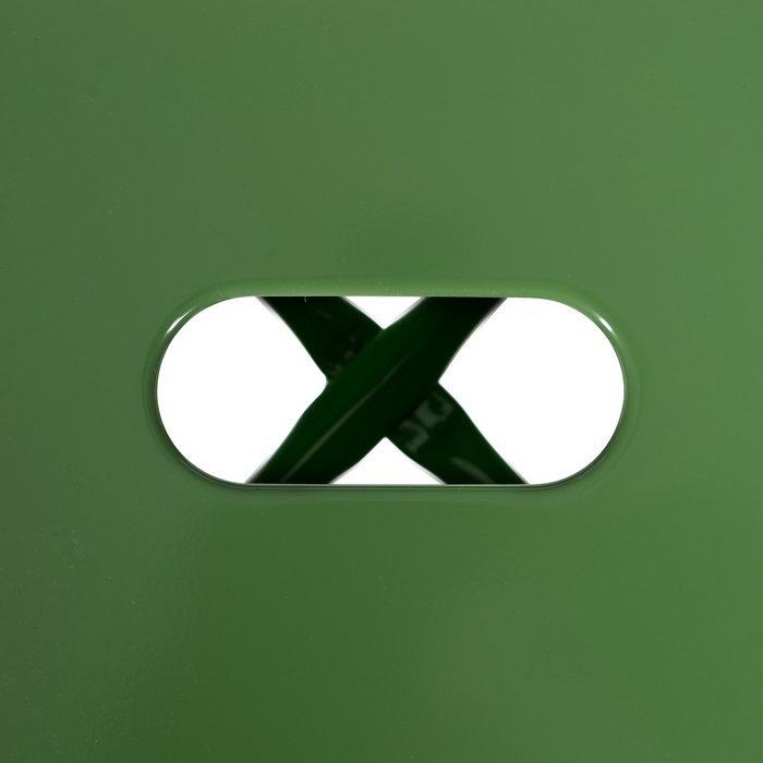 Taburete Verde Metal Dallas Industrial 42 X 42 X 61,20 cm (Set de 4)