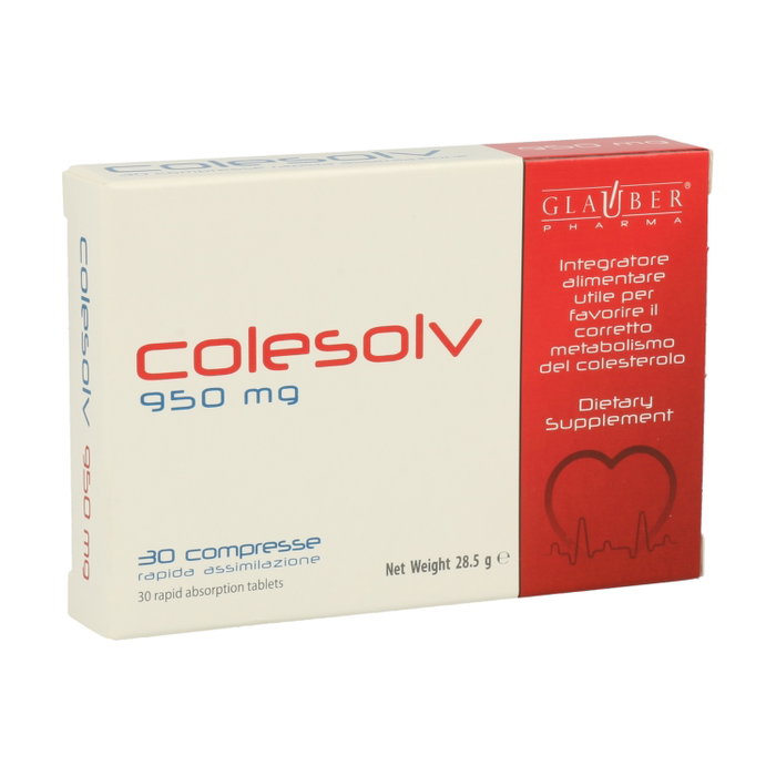 Glauber Pharma Colesolv 30 comprimidos