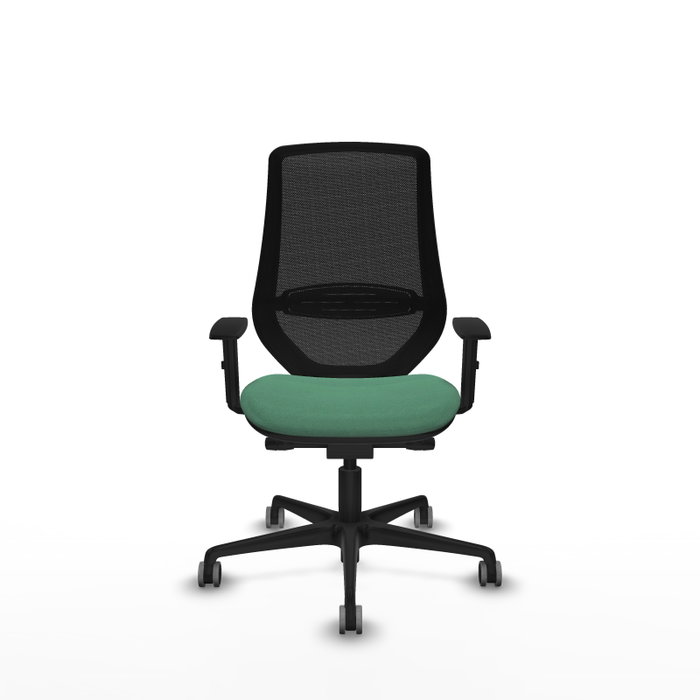 PIQUERAS Y CRESPO Silla de oficina Mardos Verde esmeralda y Negro