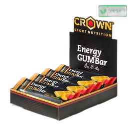 CROWN SPORT NUTRITION Energy Gum Bar Sabor Melocotón