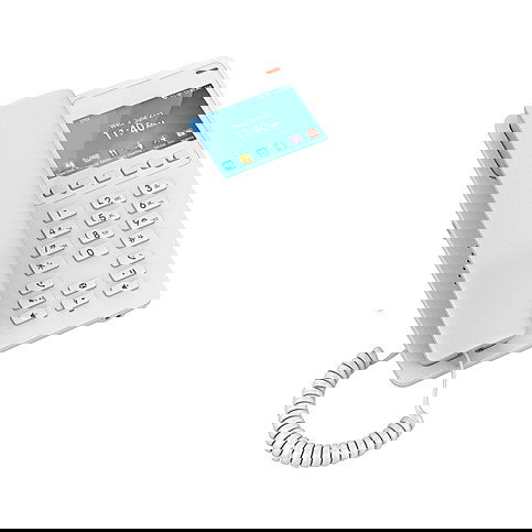 Grandstream GHP630 Teléfono IP Blanco con Pantalla LCD de 3.5 Pulgadas y Conexión por Cable