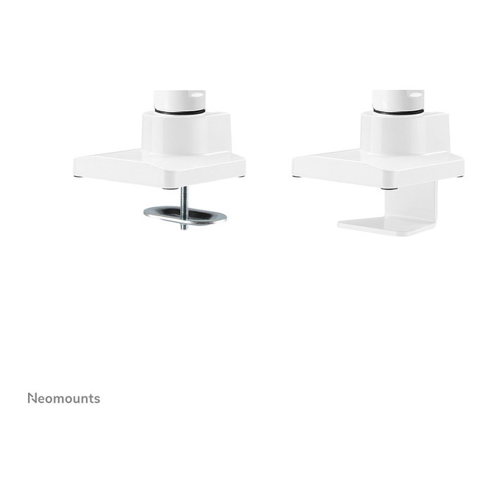 Neomounts NM-D775DXWHITE Brazo de Monitor de Escritorio Doble con Muelle de Gas, para Pantallas de 25.4 a 81.3 cm (10" a 32"), Soporte 100x100 mm, Carga 8 kg, Color Blanco Neomounts NM-D775DXWHITE Brazo de Monitor de Escritorio Doble con Muelle de Gas, para Pantallas de 25.4 a 81.3 cm (10" a 32"), Soporte 100x100 mm, Carga 8 kg, Color Blanco