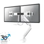 Newstar Neomounts NM-D775DXWHITE Soporte para Doble Monitor 32 pulgadas Blanco