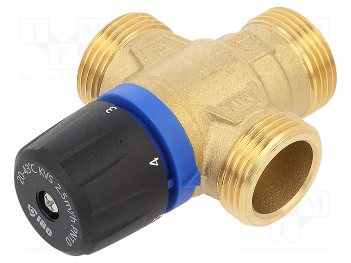 IBO Válvula termostática mezcladora 1 pulgada 20÷43°C IBO Válvula termostática mezcladora 1 pulgada 20÷43°C