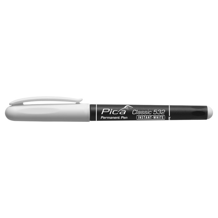 Pica Pica INSTANT Marcador Permanente Blanco Punta Biselada 1-2 mm