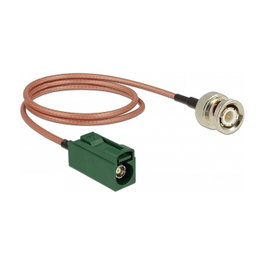 DeLOCK Cable de antena coaxial RG-316 FAKRA E a BNC 0,5 m