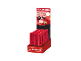 Stabilo Boss Fluorescente Rojo Real Expositor 15 Unidades