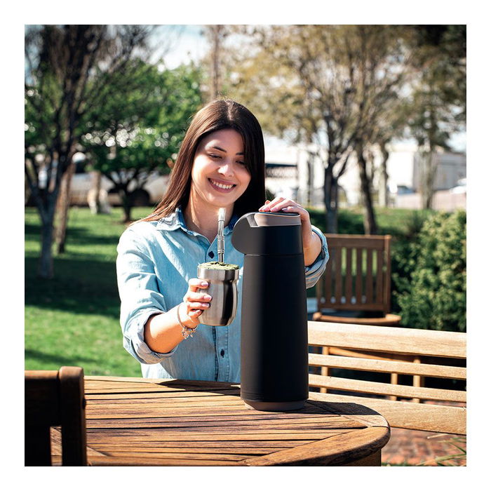 Tramontina Termo con sifón Exata Negro 1,8 l