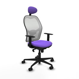 PIQUERAS Y CRESPO Silla de oficina Jorquera Lila y Blanco