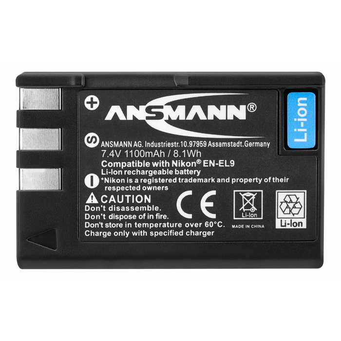 Ansmann A-Nik EN-EL9 Batería de repuesto