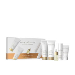 Rituals THE RITUAL OF NAMASTE TRIAL SET 5 pz Set de Cuidado Facial para Mujer con Sérum, Espuma Limpiadora, Exfoliante y Crema de Día