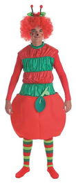 Creaciones Llopis Disfraz Adulto Gusano y Manzana Talla L