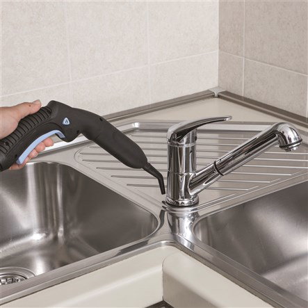 Ariete 4146 Limpiadora de Vapor Deluxe, 5 BAR, Depósito 1.6 Litros, Limpieza Profunda para Hogar, Incluye 13 Accesorios