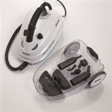 Ariete 4146 Limpiadora de Vapor Deluxe, 5 BAR, Depósito 1.6 Litros, Limpieza Profunda para Hogar, Incluye 13 Accesorios