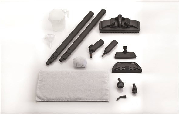 Ariete 4146 Limpiadora de Vapor Deluxe, 5 BAR, Depósito 1.6 Litros, Limpieza Profunda para Hogar, Incluye 13 Accesorios