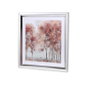 DKD Home Decor Cuadro Craft PS Árboles 3D Rosa