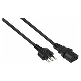 Kabelmeister Cable de alimentación Italia Tipo I a C13, 1,8 m, negro