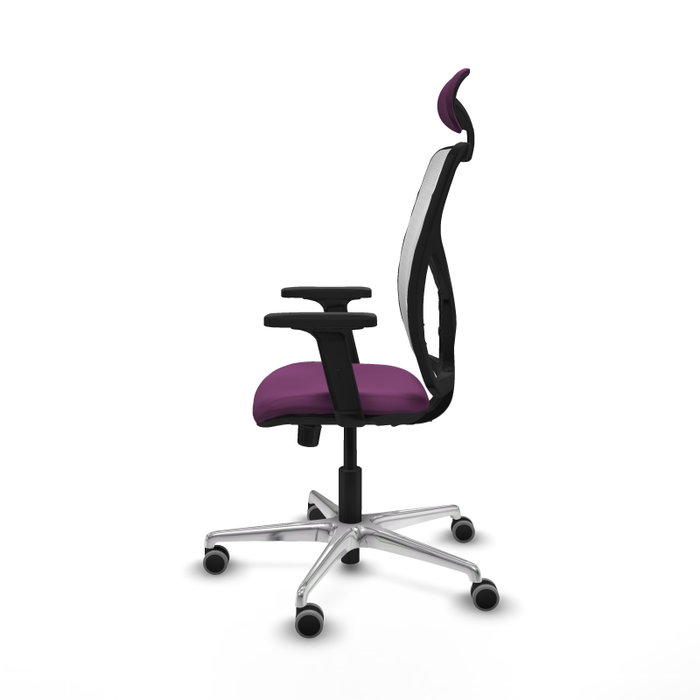 PIQUERAS Y CRESPO Silla de oficina Motilla con mecanismo Sincro, Morado y Blanco PIQUERAS Y CRESPO Silla de oficina Motilla con mecanismo Sincro, Morado y Blanco