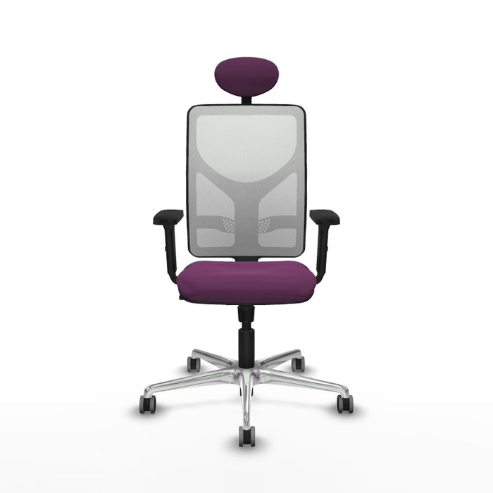 PIQUERAS Y CRESPO Silla de oficina Motilla con mecanismo Sincro, Morado y Blanco PIQUERAS Y CRESPO Silla de oficina Motilla con mecanismo Sincro, Morado y Blanco