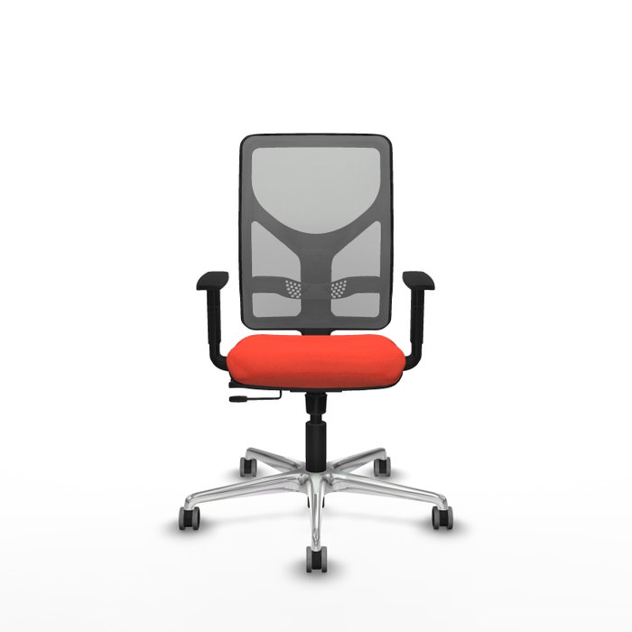 PIQUERAS Y CRESPO Silla de oficina Motilla con mecanismo Sincro/Traslack, Naranja oscuro y Gris PIQUERAS Y CRESPO Silla de oficina Motilla con mecanismo Sincro/Traslack, Naranja oscuro y Gris