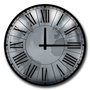 Wallity 5050MS-032 Reloj Decorativo MDF 50 cm Diámetro, Movimiento Silencioso, Elegante y Moderno para Hogar y Oficina