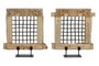 DKD Home Decor Decoración Teca 65x18x75 Vertical Pieza Unica