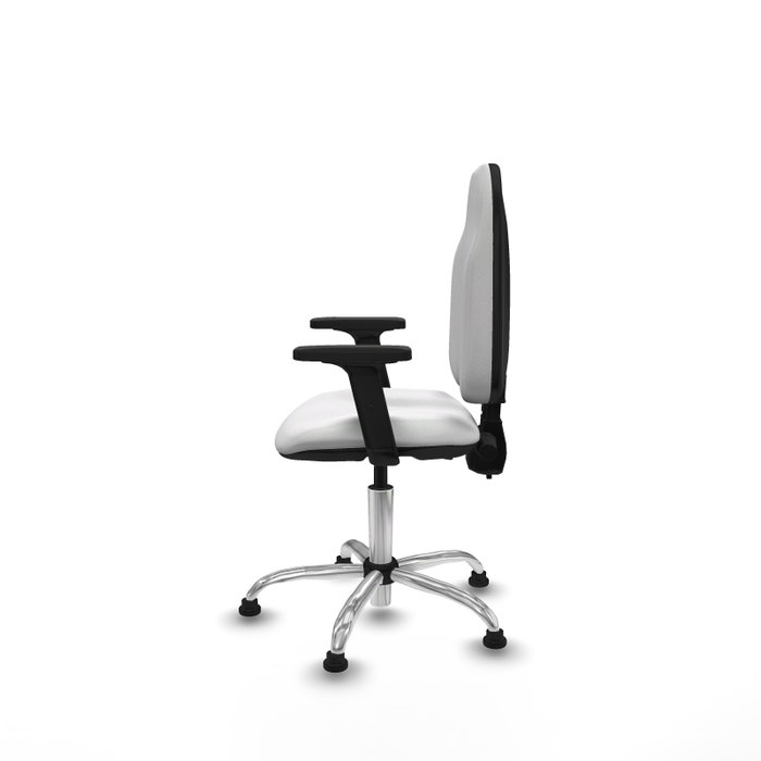 PIQUERAS Y CRESPO Silla de oficina Algarra Blanca con Brazos 2D PIQUERAS Y CRESPO Silla de oficina Algarra Blanca con Brazos 2D