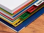 Liderpapel Separadores Plástico para Archivo Cuarto Juego de 5 Separadores Multitaladro Colores Opacos