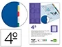Liderpapel Separadores Plástico para Archivo Cuarto Juego de 5 Separadores Multitaladro Colores Opacos