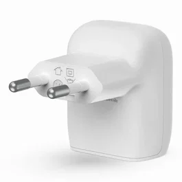 Belkin WCA006VF1MWH-B6 Cargador de Pared USB-C 20W con Carga Rápida PD 3.1 y Cable USB-C a Lightning de 1m - Blanco