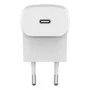 Belkin WCA006VF1MWH-B6 Cargador de Pared USB-C 20W con Carga Rápida PD 3.1 y Cable USB-C a Lightning de 1m - Blanco