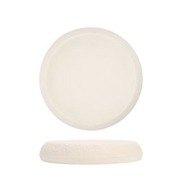 Summa Totem Plato Alto Blanco 22 cm (Set de 2)