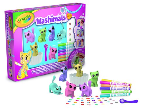 Crayola Washimals Set Actividades Nueva Bañera y 6 Mascotas Colores Pastel Crayola Washimals Set Actividades Nueva Bañera y 6 Mascotas Colores Pastel