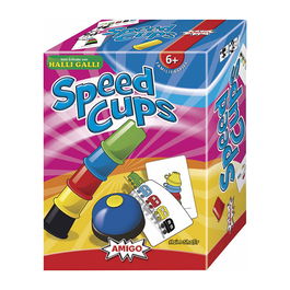 AMIGO Speed Cups Juego de Cartas Familiar para Acumulacion - 2 a 4 Jugadores, Recomendado 6+ Anos (03780)