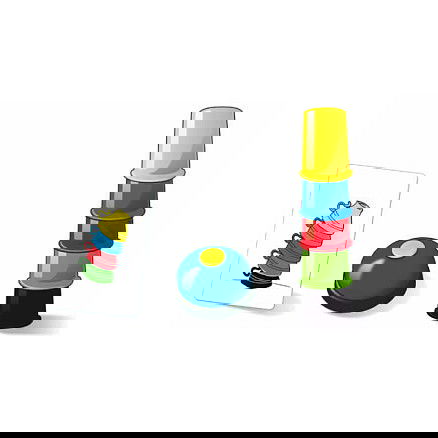 AMIGO Speed Cups Juego de Cartas Familiar para Acumulacion - 2 a 4 Jugadores, Recomendado 6+ Anos (03780)