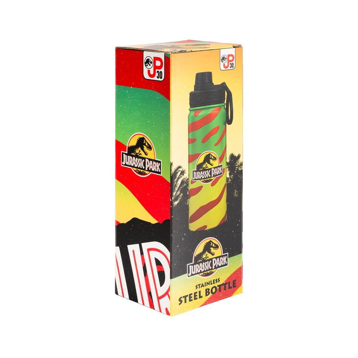 ERIK Botella de Acero Inoxidable Jurassic Park 500ml Doble Pared Tapón Hermético