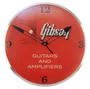 Gibson Reloj de Pared Iluminado Vintage Kalamazoo Orange Gibson