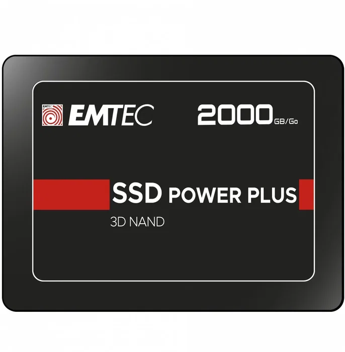 Emtec X150 Disco SSD 2TB 2.5" SATA III 3D NAND, 550 MB/s Lectura, 530 MB/s Escritura, para PC/Portátil
