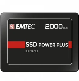 Emtec X150 Disco SSD 2TB 2.5" SATA III 3D NAND, 550 MB/s Lectura, 530 MB/s Escritura, para PC/Portátil