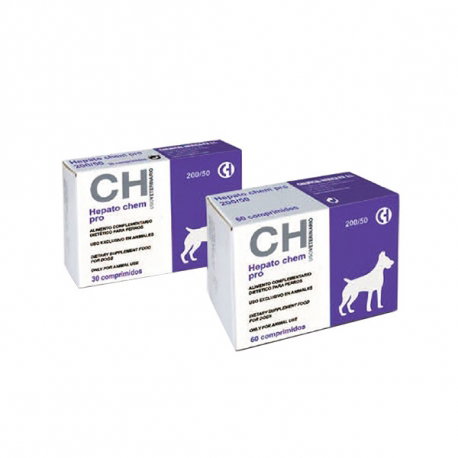 CHEMICAL IBERICA VET Hepato Chem Pro 200/50 30 Comprimidos