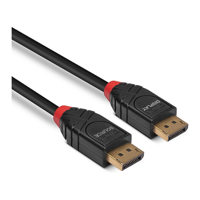 Lindy Cable Active DisplayPort 1.4 de 7,5m Negro