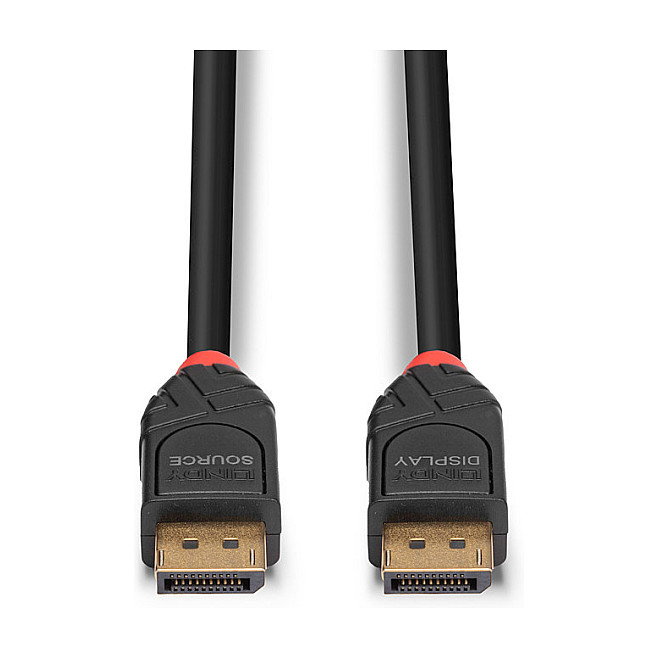 Lindy Cable Active DisplayPort 1.4 de 7,5m Negro
