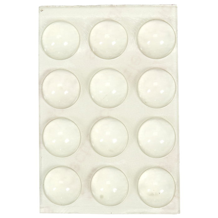 Je cherche une Idee Tope Protector Adhesivo Juego de 50 Piezas Antirruido, 3 Tamaños Surtidos para Puertas y Muebles