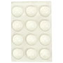 Je cherche une Idee Tope Protector Adhesivo Juego de 50 Piezas Antirruido, 3 Tamaños Surtidos para Puertas y Muebles