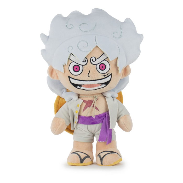 Barrado Peluche Luffy Gear 5th One Piece 34cm Edición Limitada 3D Barrado Peluche Luffy Gear 5th One Piece 34cm Edición Limitada 3D