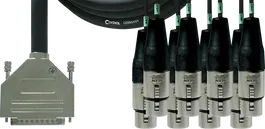 Cordial Cable Interfaz Sub-D/8 Xlr Hembra 1,5 M