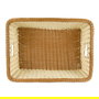 GET - WB-1517-TT - Cesta rectangular con asas - 58,4 x 43,2 x 17,8 cm - Beige