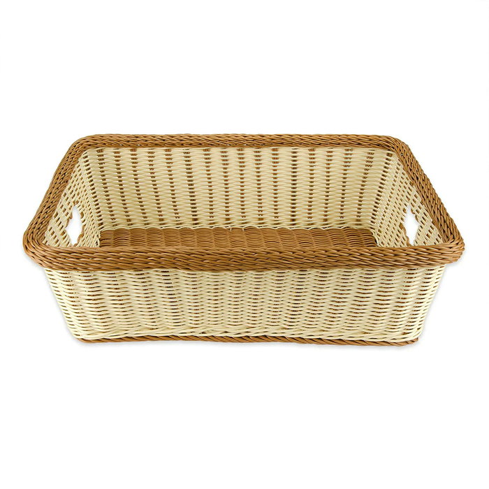 GET - WB-1517-TT - Cesta rectangular con asas - 58,4 x 43,2 x 17,8 cm - Beige GET - WB-1517-TT - Cesta rectangular con asas - 58,4 x 43,2 x 17,8 cm - Beige