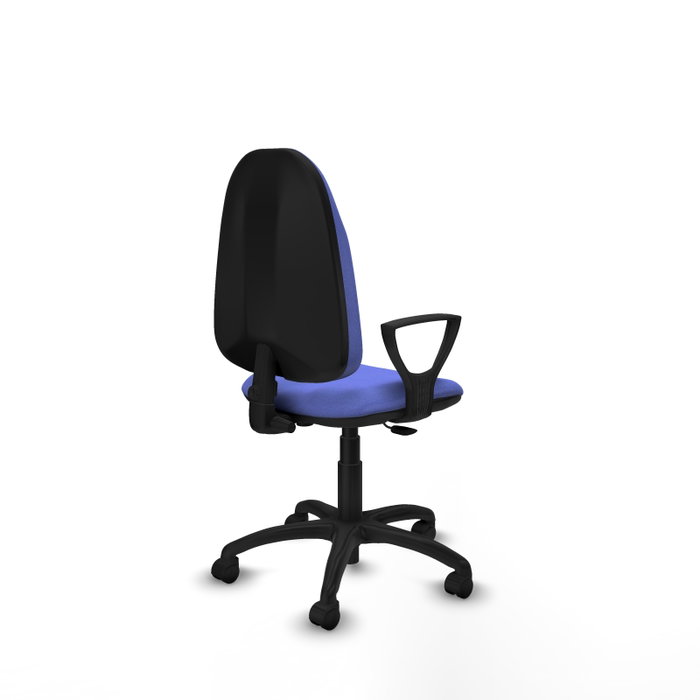 PIQUERAS Y CRESPO Silla de oficina Algarra, Tela Azul claro, Mecanismo Contacto permanente básico PIQUERAS Y CRESPO Silla de oficina Algarra, Tela Azul claro, Mecanismo Contacto permanente básico